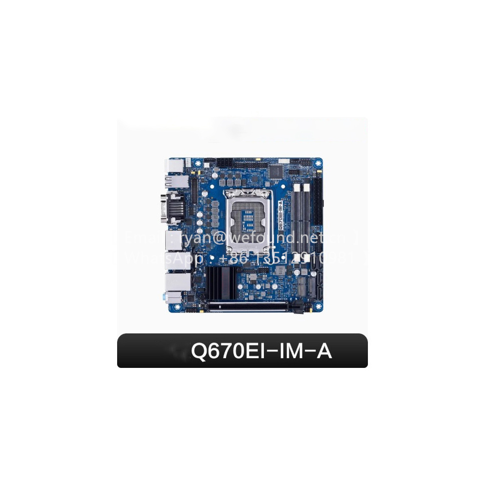 Lga1700 Itx Motherboard Ddr5 - اللوحة الأم Q670EI-IM-A mini-ITX مقبس LGA1700