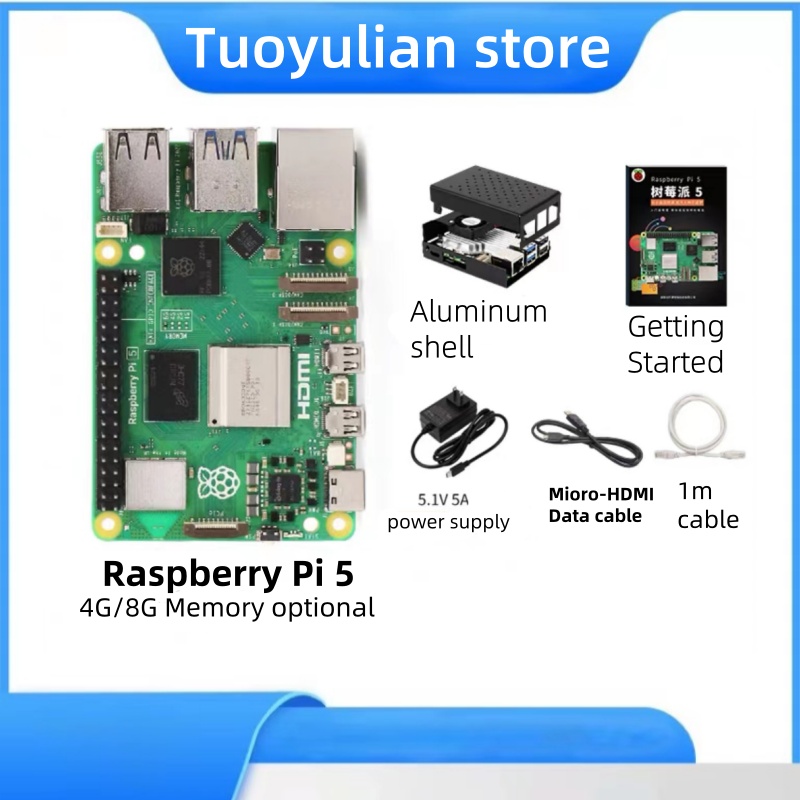 لوحة تطوير راسبيري باي 5، لوحة - مراجعة Raspberry Pi 5 8Gb Board وسعره