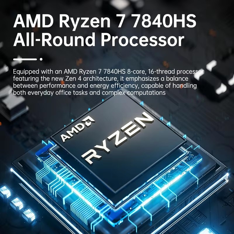 كمبيوتر محمول صغير للألعاب من  - مراجعة Amd Ryzen 7 7840Hs Mini Pc وسعره