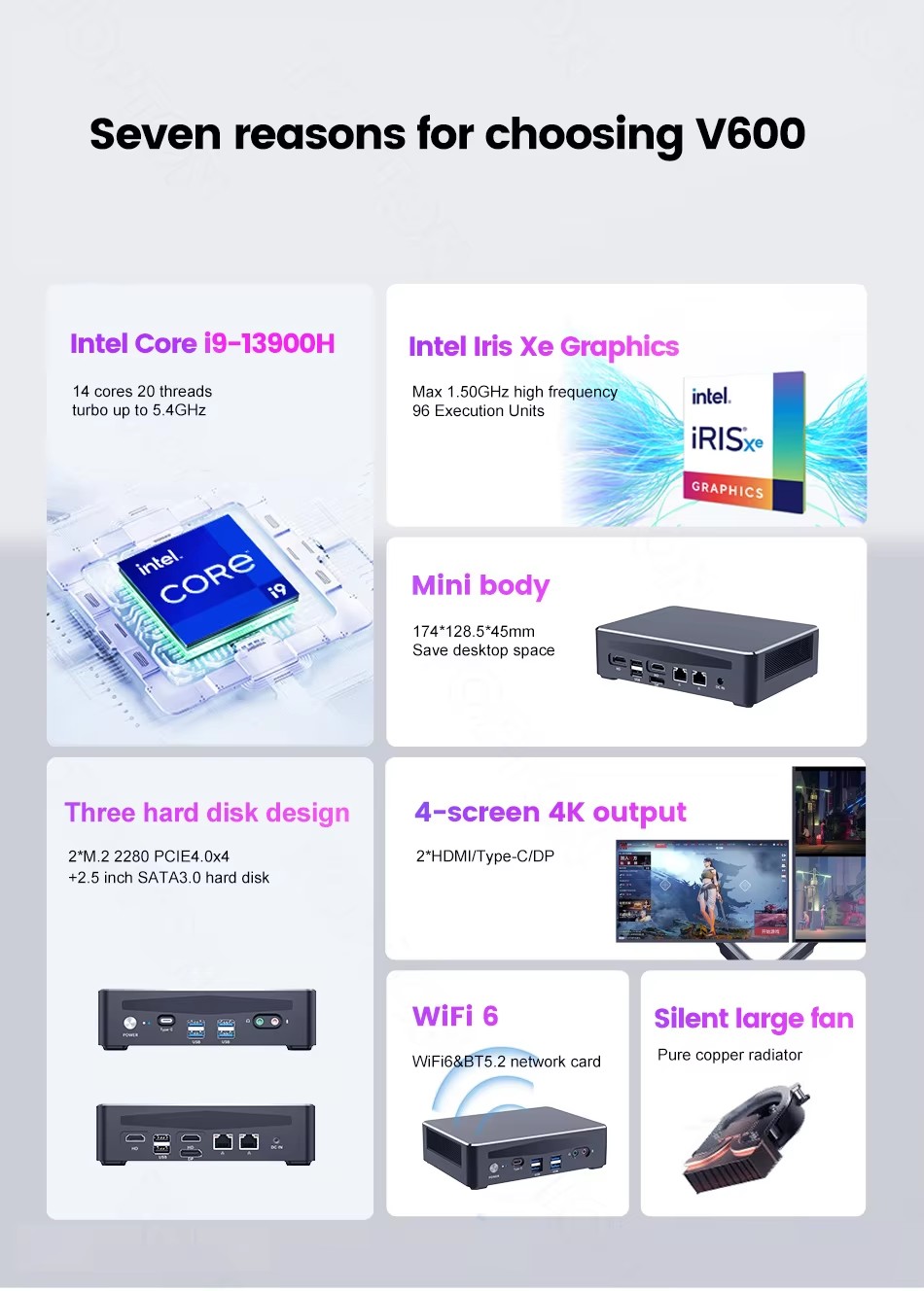 كمبيوتر Topton Gaming 4 NAS Mi - مراجعة Intel Core I9 13900H Mini Pc وسعره