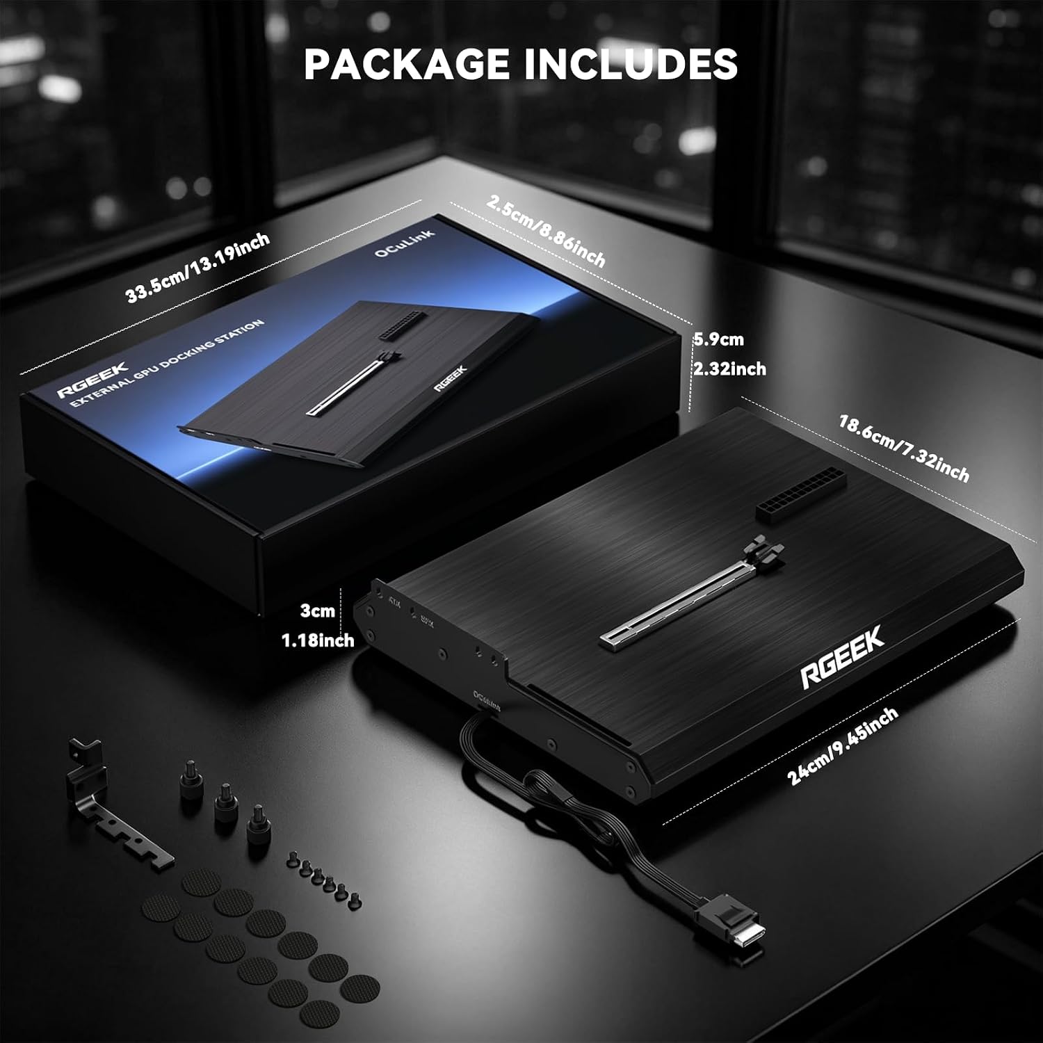 قاعدة توصيل OCuLink eGPU PCIe  - مراجعة Oculink Egpu Mini Pc وسعره
