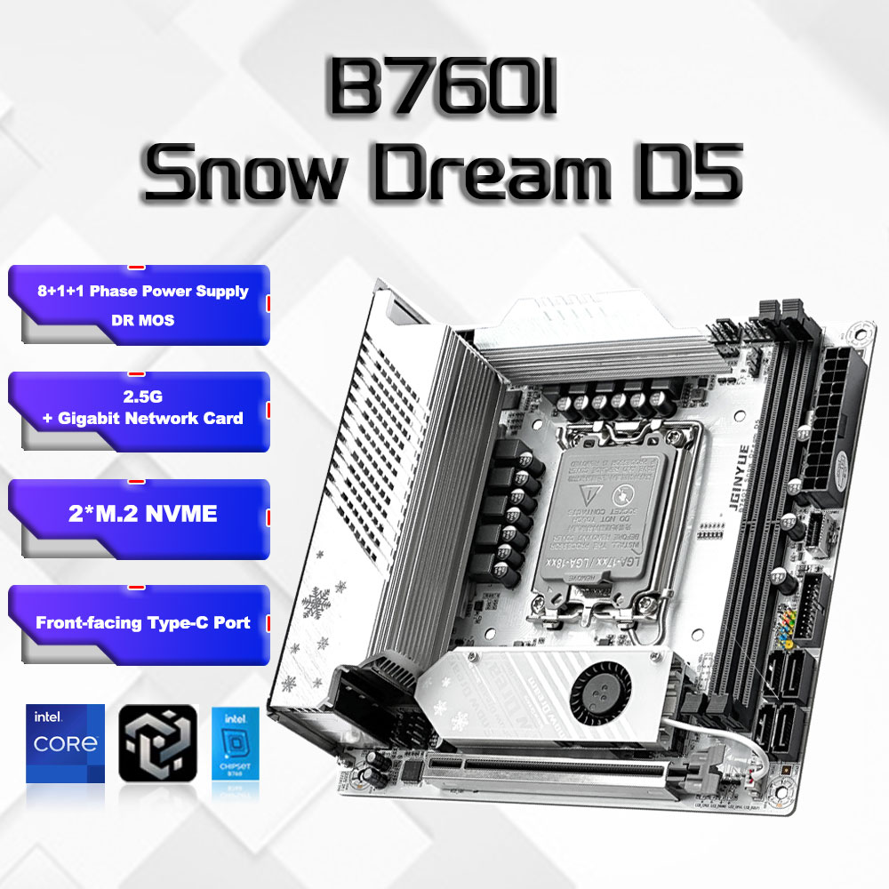 B760i ARGB WIFI DDR5 اللوحة ال - مراجعة Lga1700 Itx Motherboard Ddr5 وسعره