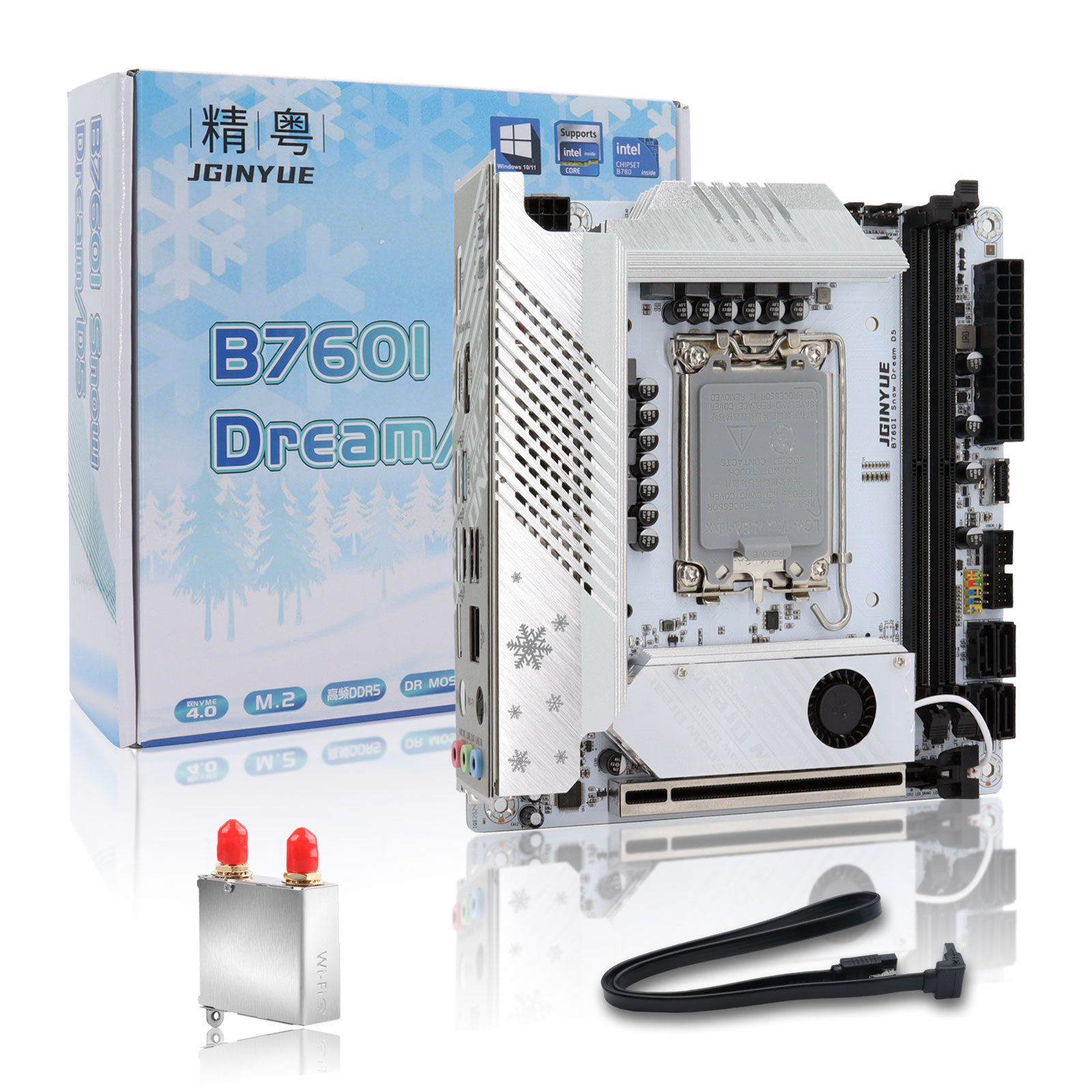 B760i ARGB WIFI DDR5 اللوحة ال - مراجعة Lga1700 Itx Motherboard Ddr5 وسعره