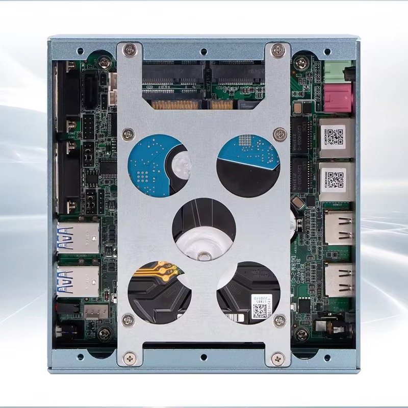 جهاز كمبيوتر صناعي مدمج من إنت - مراجعة Fanless Industrial Pc Rs485 Core I7 وسعره